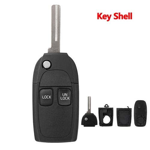 Remodling Style  2 Button Flip remote  key shell  for Volvo #1