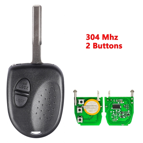 (304Mhz) 2 Buttons PN:92143287 Remote Key for Chevrolet Lumina/Buick/Holden