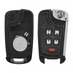 (315Mhz) 2/3/4/5Button ID46 Chip Flip Remote Key for Chevrolet with HU100 Blade