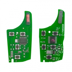 (315Mhz) 2/3/4/5Button ID46 Chip Flip Remote Key for Chevrolet with HU100 Blade