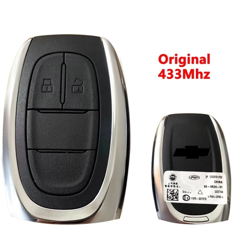 (433Mhz)Original 2 Buttons Smart Car Key for Chevrolet