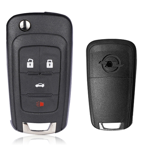 4 Buttons Flip Key Shell for Opel White Button （Z LOGO)