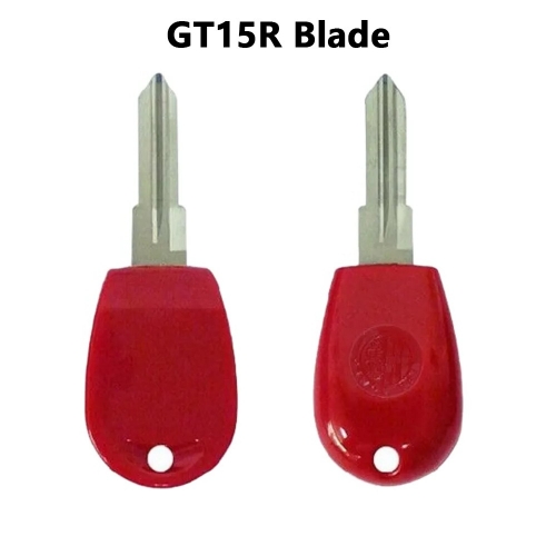 Transponder Blank Case GT15 Blade For Alfa Romeo( Black/Red)