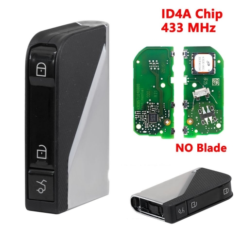 （433 Mhz)  ID4A 3 Buttons Remote Key  for LYNK
