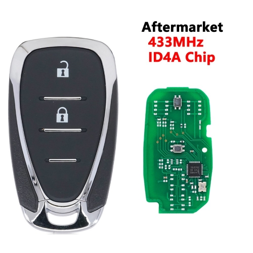 （433Mhz) 2 Buttons Remote Key ID4A for Chevrolet