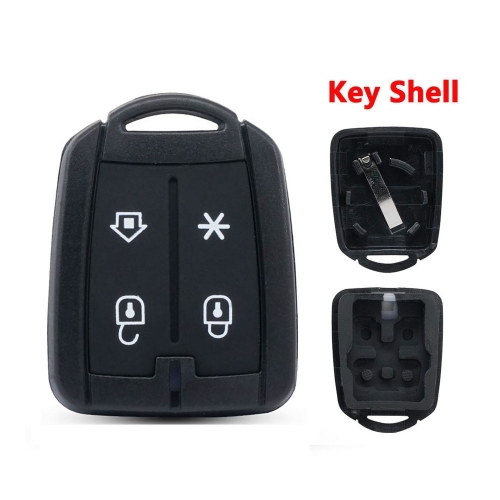 4 Buttons Remote Key Shell for Brazil Control Old Positron Alarm#1