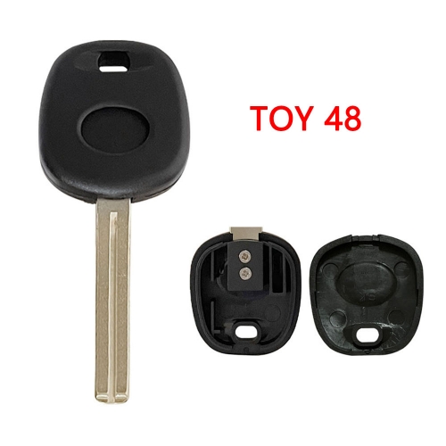 Transponder Key Shell for Toyota TOY48L Blade