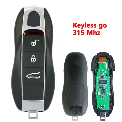 (315Mhz)3 Buttons ID49 Chip Keyless-go Remote Key for Porsche