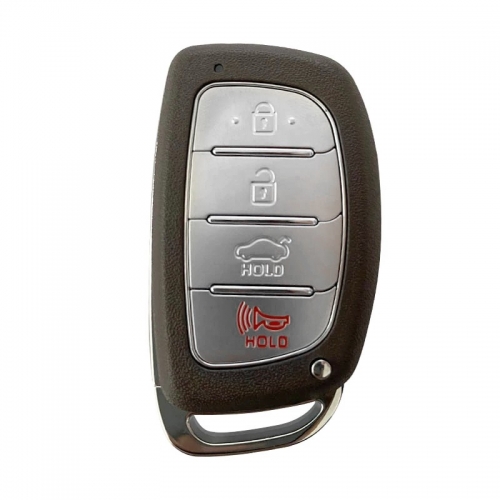 4 Buttons Smart Remote Key Shell for Hyundai(CAR+Red PANIC)
