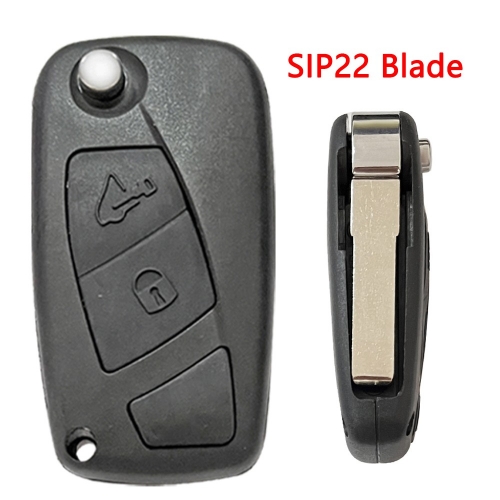 2 Buttons Flip Remote Key Shell for Fiat SIP22 Blade