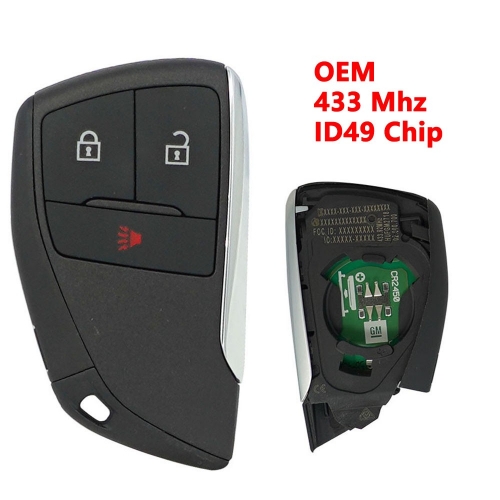 (433Mhz)Original 3 Buttons ID49 Chip Smart Remote Key for Buick#1