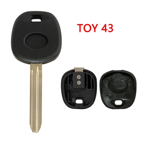 Transponder Key Shell for Toyota TOY43 Blade