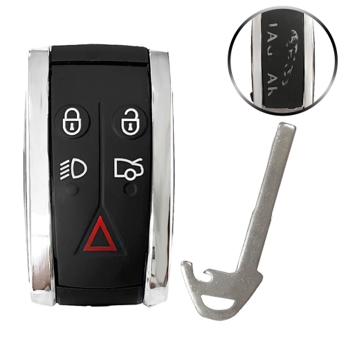 5 Buttons Smart Remote Key Shell for Jaguar