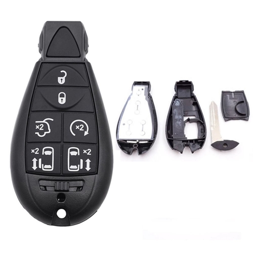 6 Buttons Remote Key Shell for C-hrysler