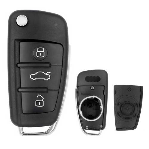 3 Buttons Remote Key Shell for Audi