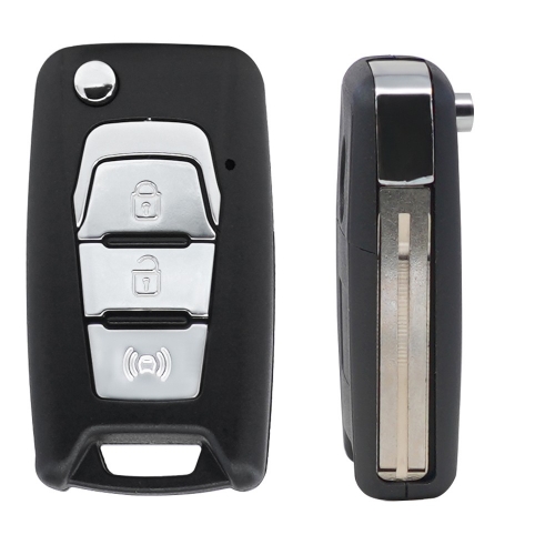 3 Buttons Flip Remote Key Shell for SsangYong