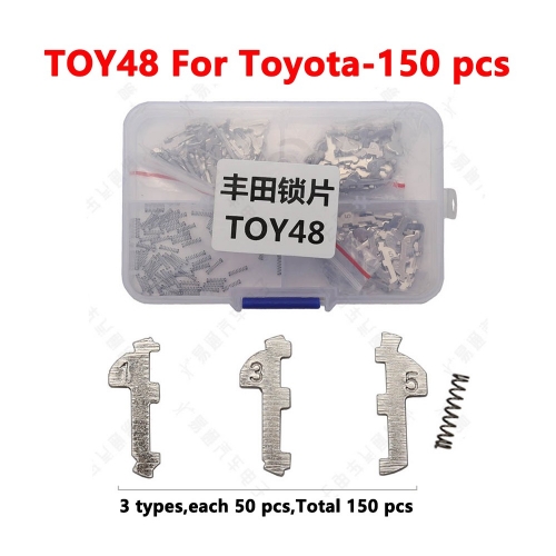 TOY48 For Toyota lock plates 150 pieces/box/copper