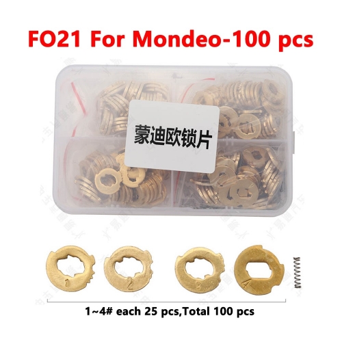 FO21 For Mondeo lock plates 100pieces/box/copper