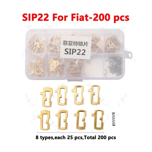 SIP22 For Fiat lock plates 200 pieces/box/copper