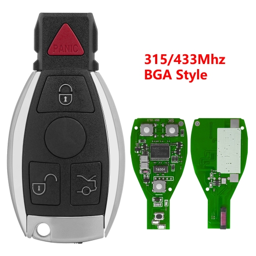 (315/433Mhz)3+1 Buttons Remote Key for Merceds Benz BGA Style