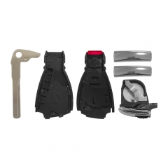 (433Mhz)3 Buttons Modified Remote Key for Merceds Benz Chrome Style