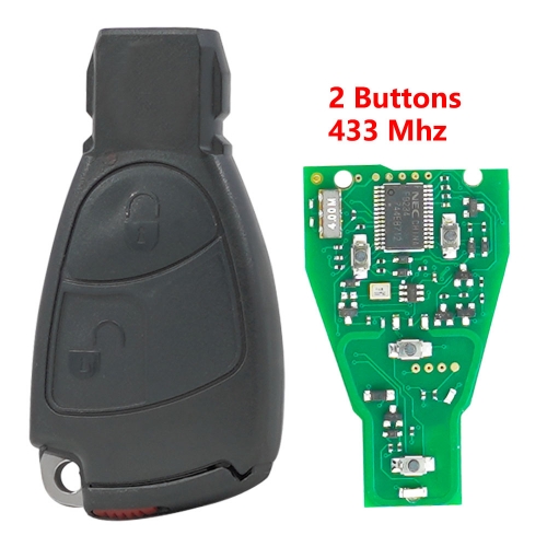(433Mhz)2 Buttons NEC Chip Remote Key for Merceds Benz