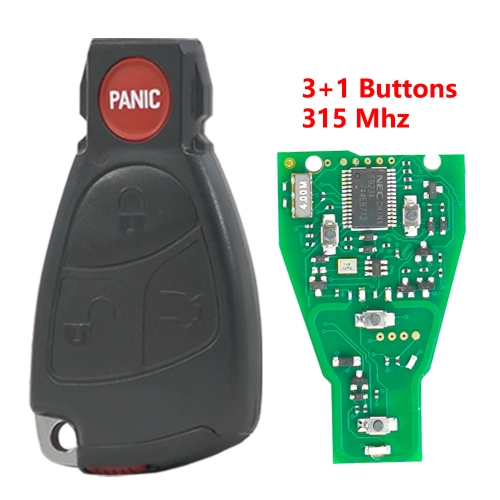 (315Mhz)3+1Buttons Remote Smart Key for Mercedes Benz
