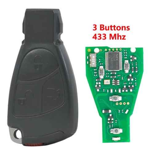 (433Mhz)3 Buttons NEC Chip Remote Key for Merceds Benz