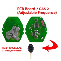 (315/433/868/315LP Mhz)3 Buttons PCB Board for BMW CAS2 5 Series Remote Key