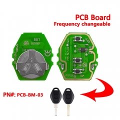 (315/433Mhz)3 Buttons Frequency changeable Electronic PCB Board  for BMW