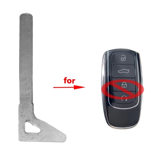 Smart Uncut Blade Emergency Insert Blank Key for Chery Tiggo 8 Plus Tiggo 7 Tiggo 8 Plus 6Pro Arrizo 5 6 7 #Type5