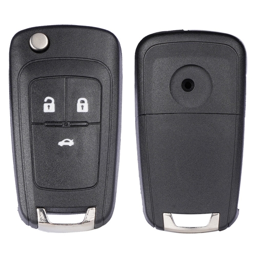 3 Buttons Flip Remote Key Shell for Chevrolet O LOGO