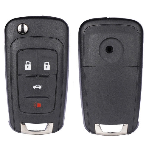 3+1 Buttons Flip Remote Key Shell for Chevrolet O LOGO