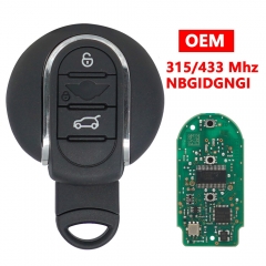 (315/433Mhz)Original NBGIDGNGI 3 Buttons ID49 Chip for BMW MINI