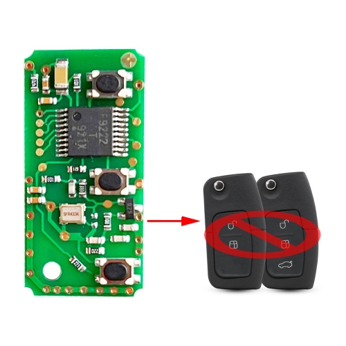 (433Mhz)2/3 Buttons PCB Board for Ford