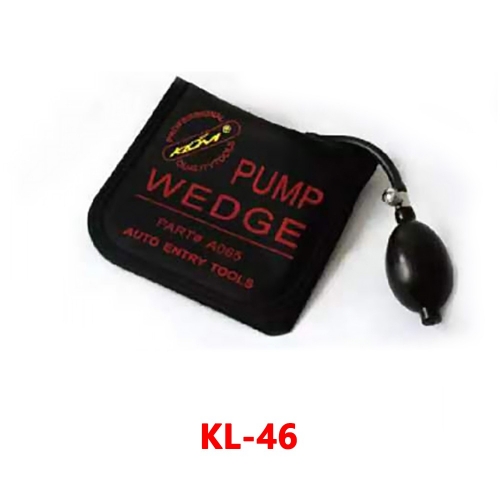 KLOM PUMP WEDGE use for Car Repair Tool KLOM Lock Pick Car Door Maintenance Tools Medium Size Black Color Old Style