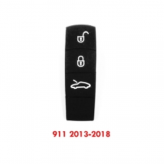 3 Buttons Rubber Pad For Porsche 911 2013-2018