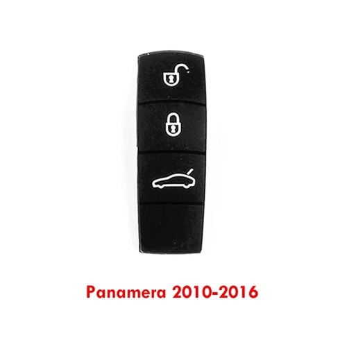 3 Buttons Rubber Pad For Porsche Panamera 2010-2016