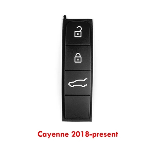 3 Buttons Rubber Pad For Porsche Cayenne 2018-present