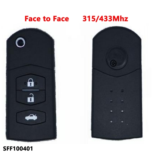 (315/433Mhz)3 Buttons remote key for Face to Face 100401
