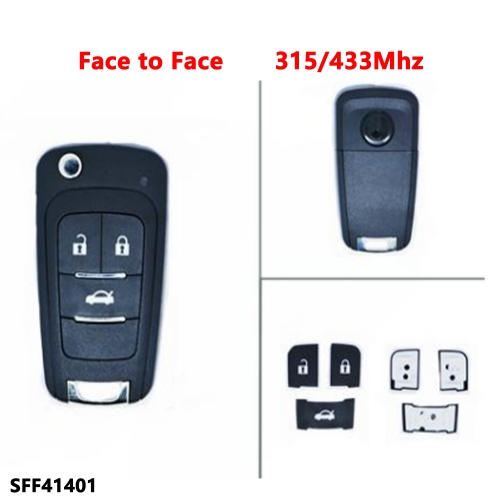 (315/433Mhz)3 Buttons remote key for Face to Face 41401