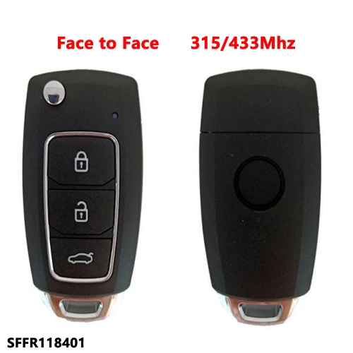 (315/433Mhz)3 Buttons remote key for Face to Face R118401