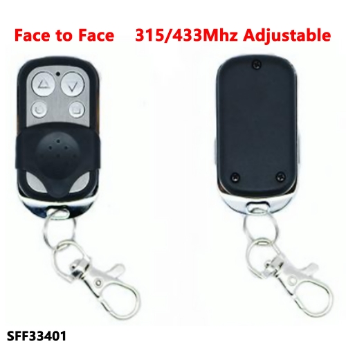 (315/433Mhz Adjustable)4 Buttons remote key for Face to Face 33401