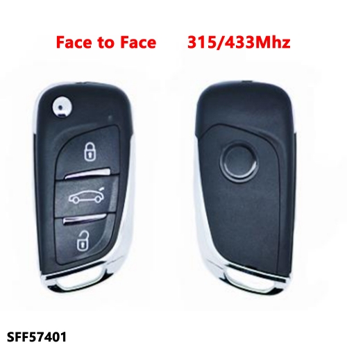 (315/433Mhz)3 Buttons remote key for Face to Face 57401