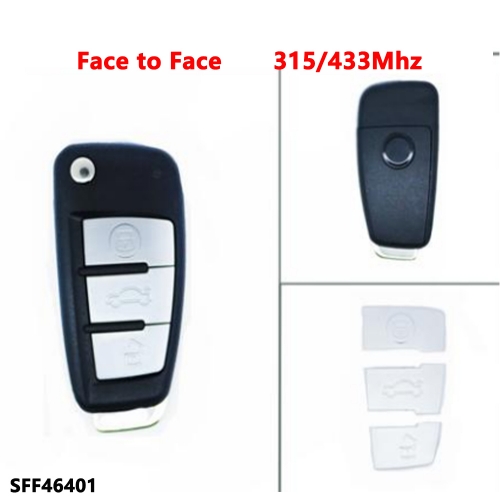 (315/433Mhz)3 Buttons remote key for Face to Face 46401