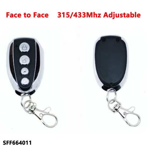 (315/433Mhz Adjustable)4 Buttons remote key for Face to Face 664011
