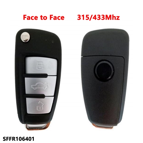 (315/433Mhz)3 Buttons remote key for Face to Face R106401