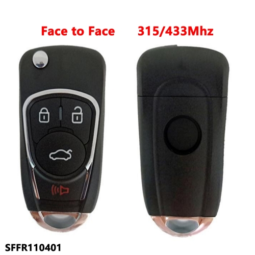 (315/433Mhz)3+1 Buttons remote key for Face to Face R110401