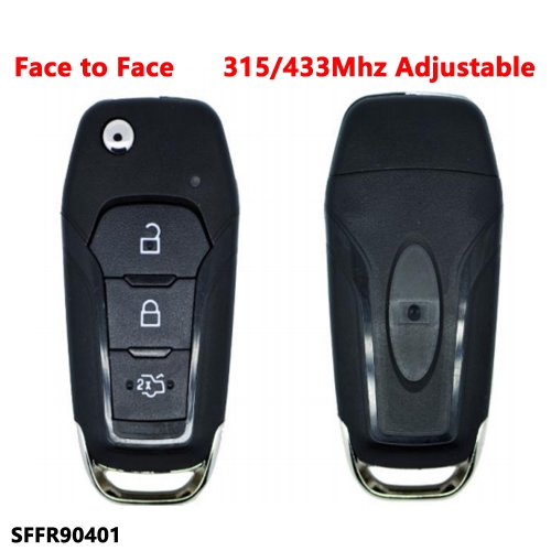 (315/433Mhz Adjustable)3 Buttons remote key for Face to Face 90401