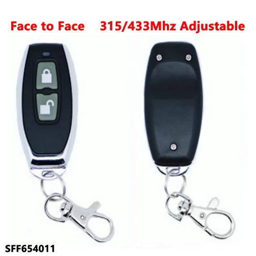 (315/433Mhz Adjustable)2 Buttons remote key for Face to Face 654011